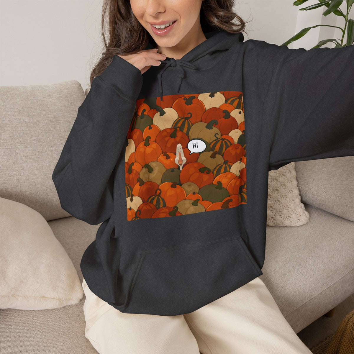 Pumpkin Goose - hoodie