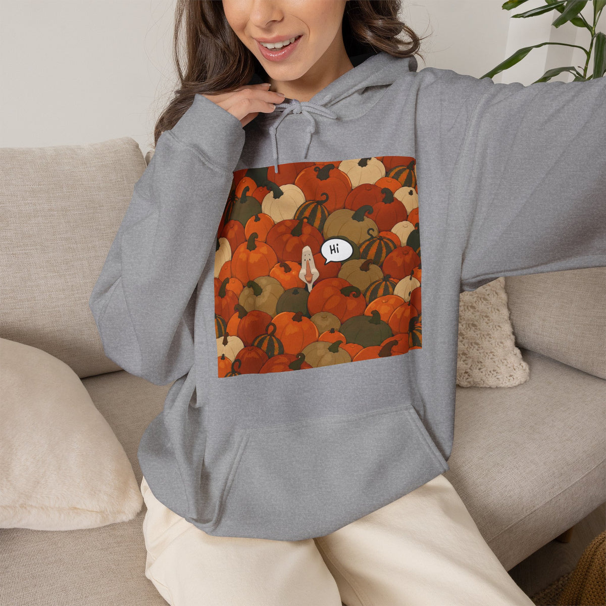 Pumpkin Goose - hoodie