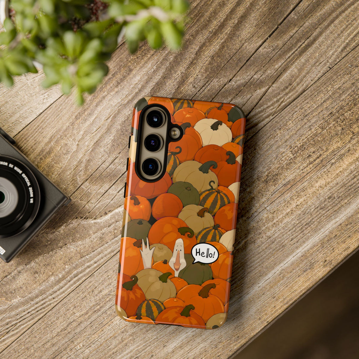 Pumpkin Goose - Phone Case