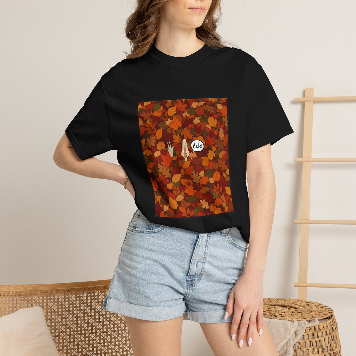 Autumn leaves Goose - tee
