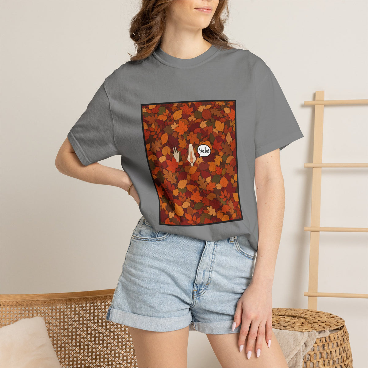 Autumn leaves Goose - tee