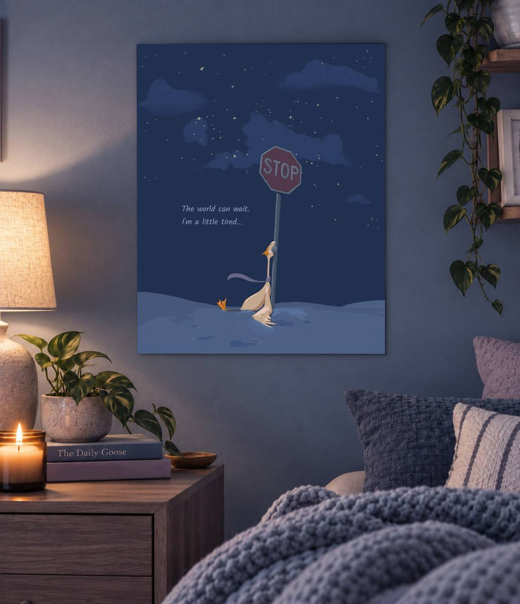 Tired Goose - Poster