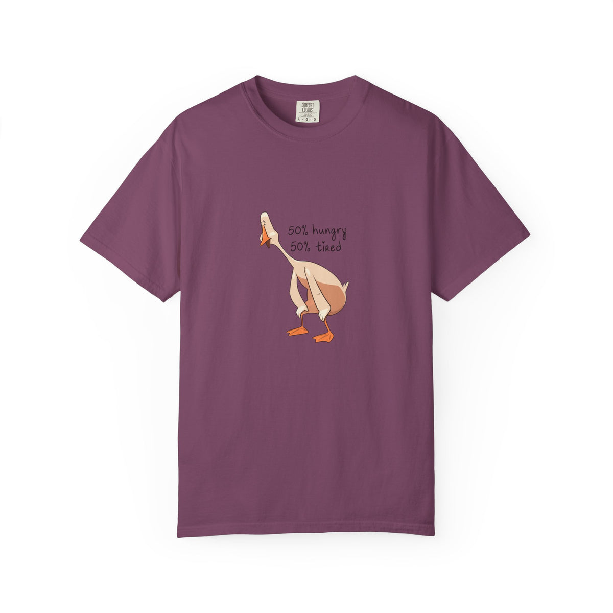 50% hungry 50% tired - tee