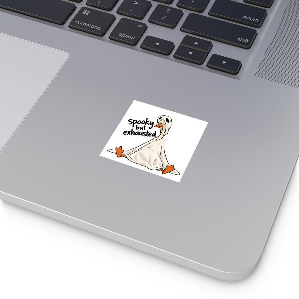 Spooky but Exhausted - Sticker
