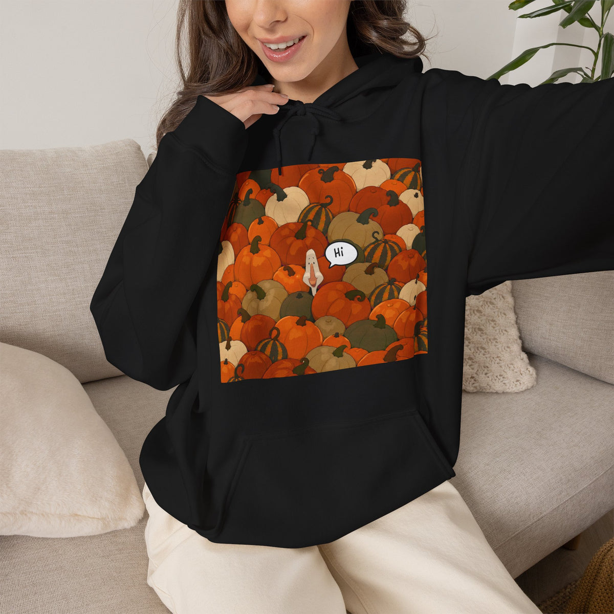 Pumpkin Goose - hoodie
