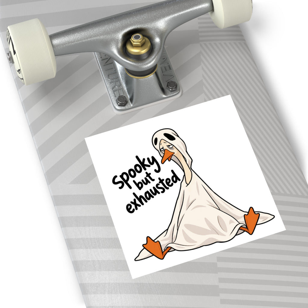 Spooky but Exhausted - Sticker