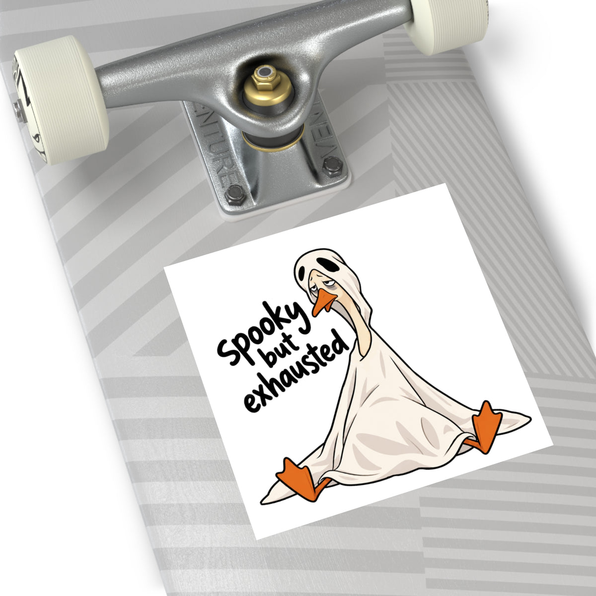 Spooky but Exhausted - Sticker