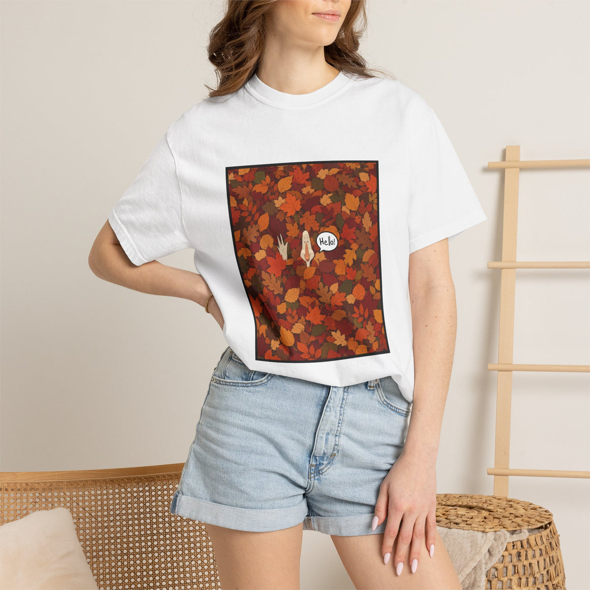 Autumn leaves Goose - tee