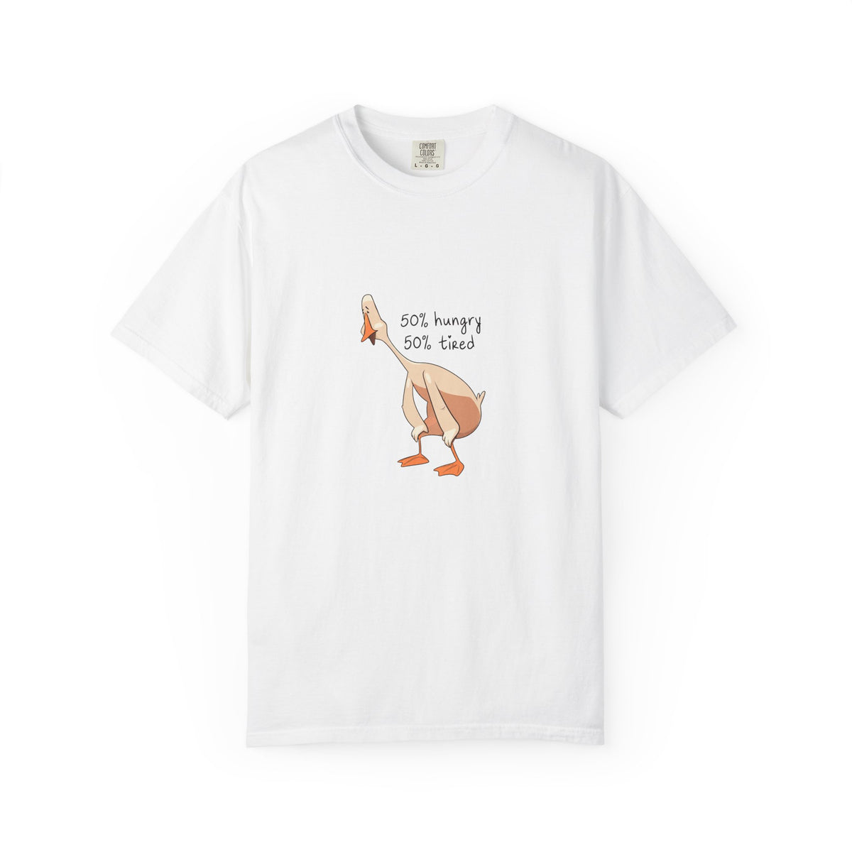 50% hungry 50% tired - tee